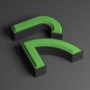 Acrylic LED Signage Letter With Front And Side Light